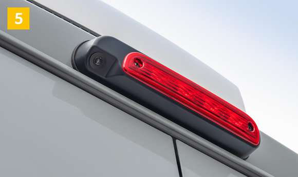 KNAUS Camper Van – Exterieur mit optionaler Rückfahrkamera
